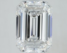 Emerald Diamond Lab Grown GIA Certified VS1 Clarity F Grade 1.65 Ct 406.06 per carat