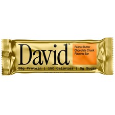 David High Protein Bars, Peanut Butter Chocolate Chunk, 28G Protein 4 Count 
