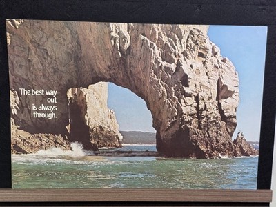 Vintage Motivational Poster 14x21 Argus 1973 Ocean