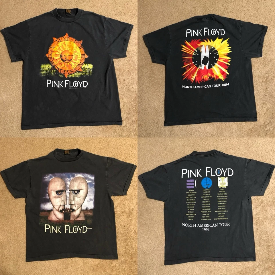 2 VTG Pink Floyd 1994 North American Tour, Division Bell Concert Brockum Tee XL - Image 2 of 4