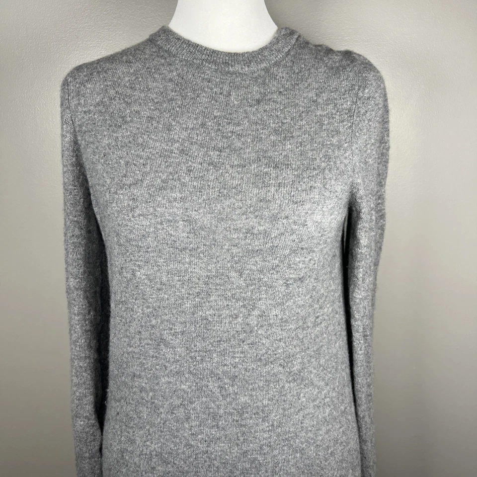 Mini Vestido Suéter Equipment Mujer 100% Cachemira Talla Pequeña Espalda en V o Cuello en V Foto 2 de 4