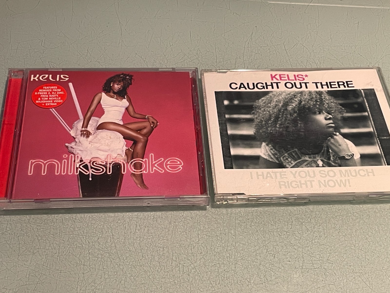 Kelis - 2 CD Singles - Caught Out There 1999 - Milkshake 2004