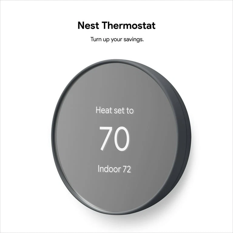 Used Google Nest Smart Thermostat, Charcoal - GA02081-US