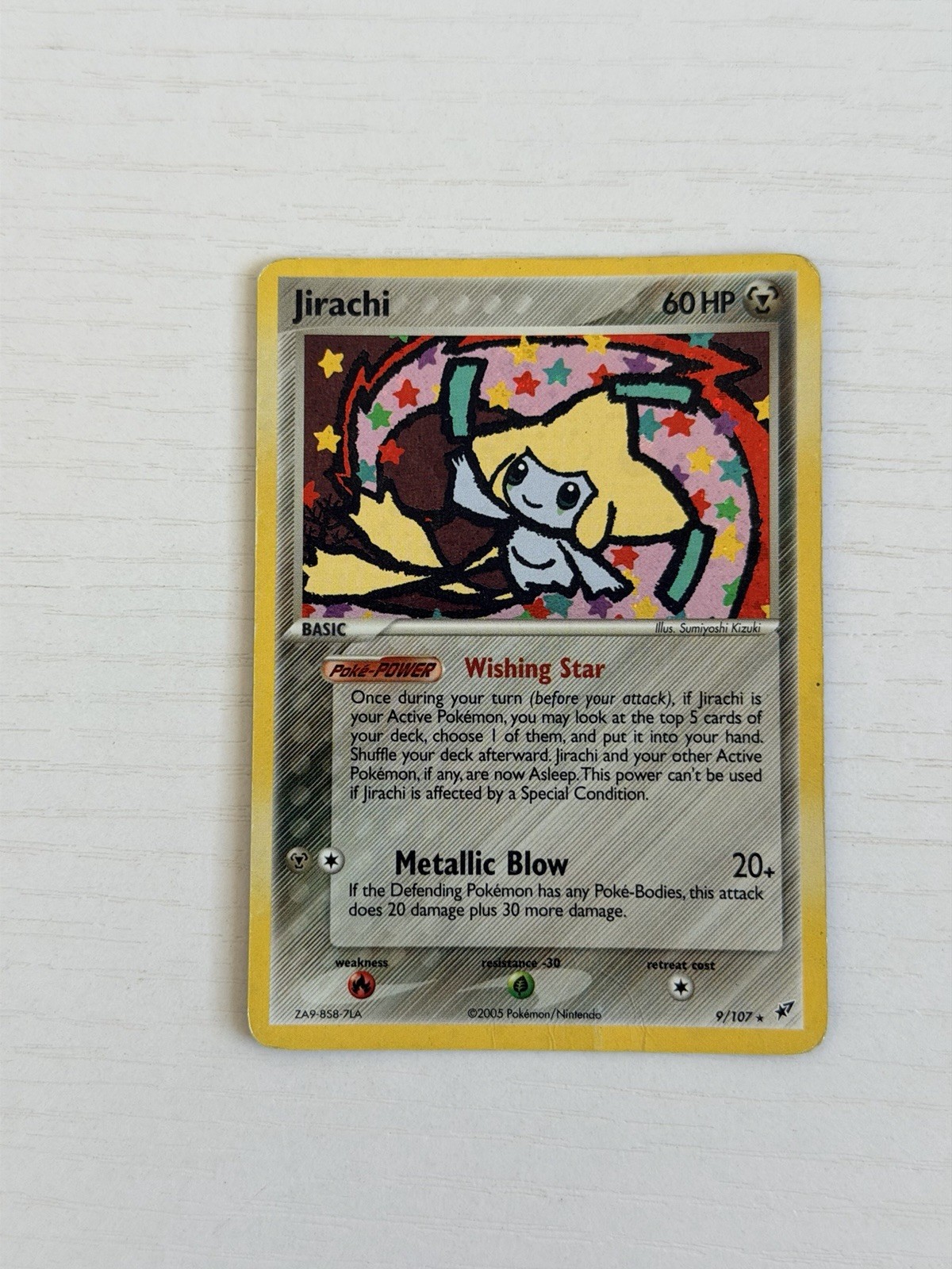 Pokémon TCG Jirachi EX Deoxys Holo Card 9/107 Rare