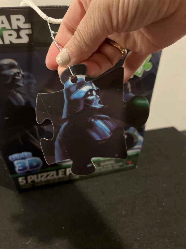 Star Wars Super 3D 5 Puzzle Pack - Cardinal Nuevo en Caja Darth Vader Luke Skywalker Yoda Foto 3 de 4