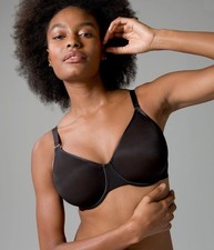 SOMA 570336001 Unbelievable Minimizer Underwire Bra 40DD Black Unlined
