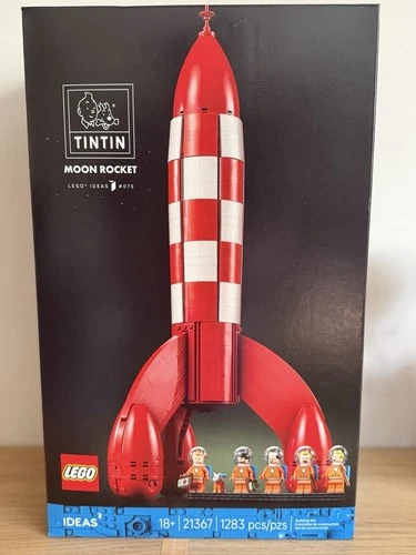 LEGO Ideas 21367: Tintin Moon Rocket - In Hand, New Sealed Complete, Ships Fast