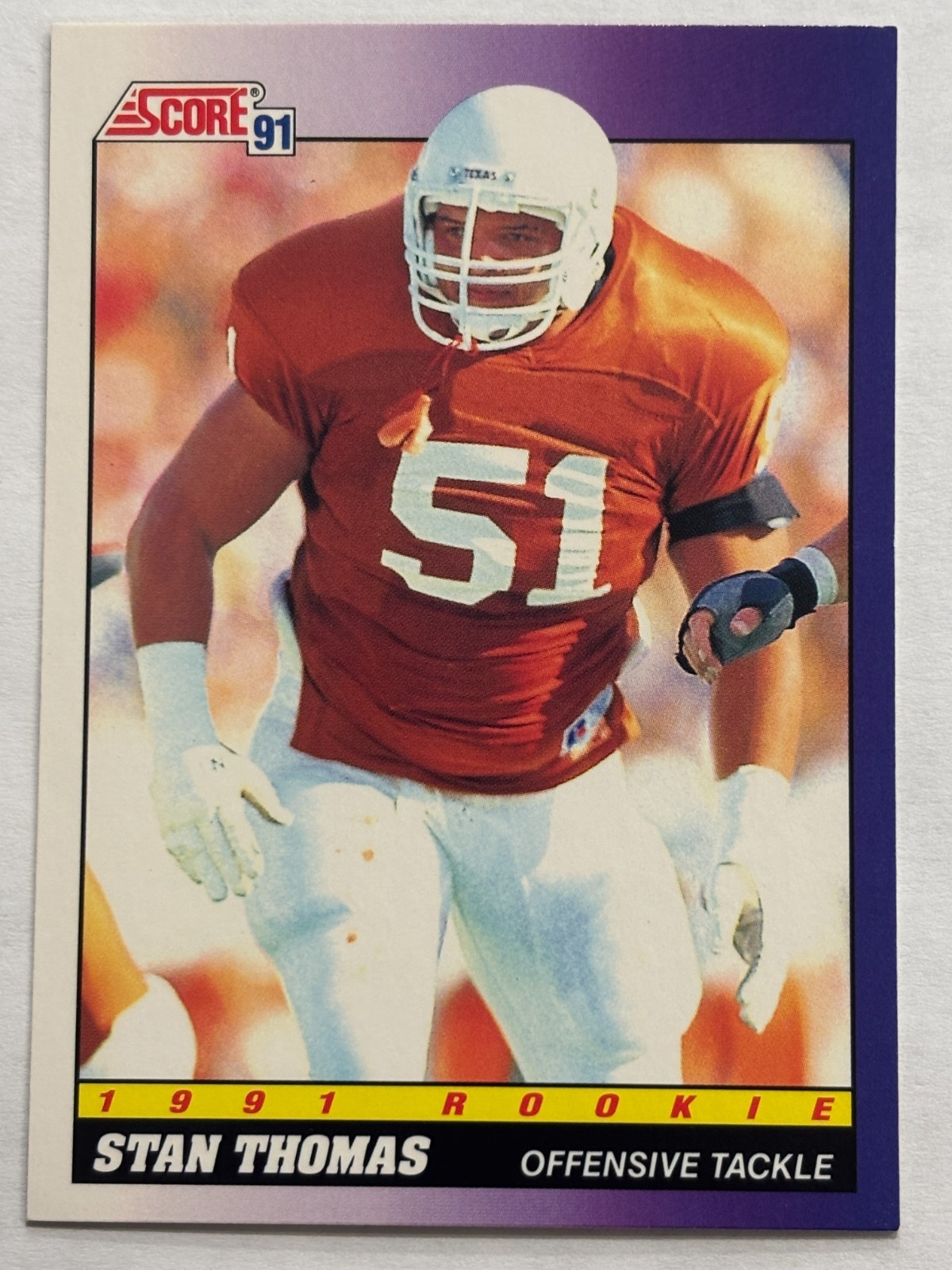 1991 Score #609 Stan Thomas Chicago Bears