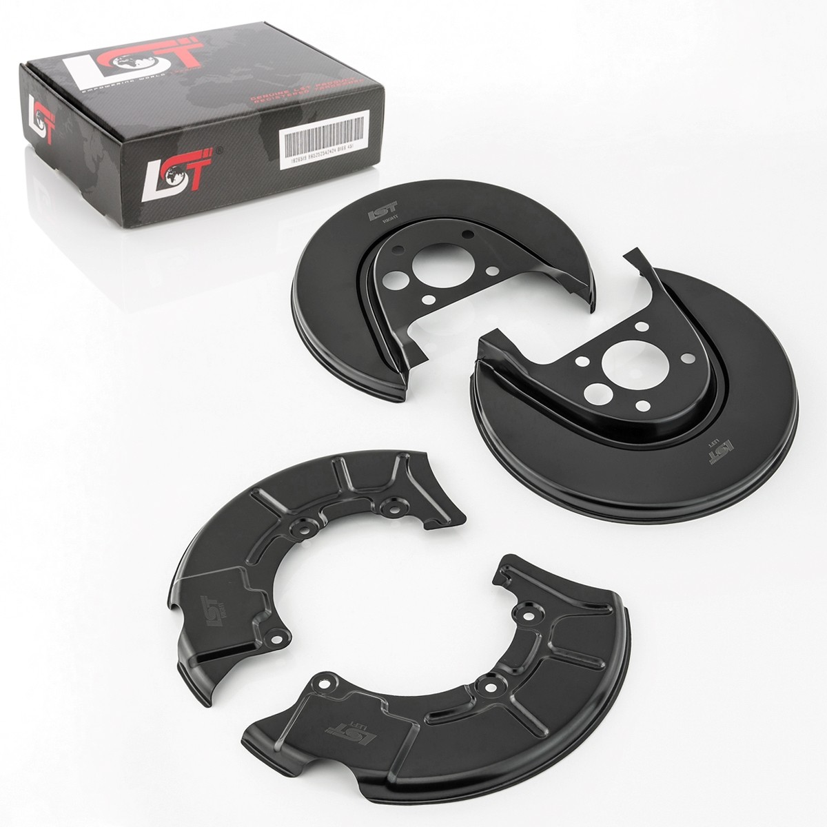 4x Anchor Plate Brake Disc Complete Set for SKODA OCTAVIA 1U