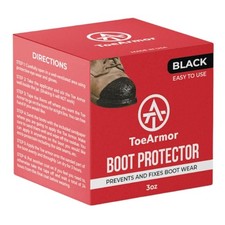 Toe Armor Boot Guard Brush On Work Boot Protector Coating 3oz Extends Boot Li...