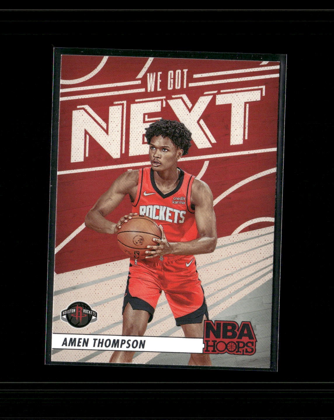 2023-24 Hoops We Got Next #35 Amen Thompson Houston Rockets RC