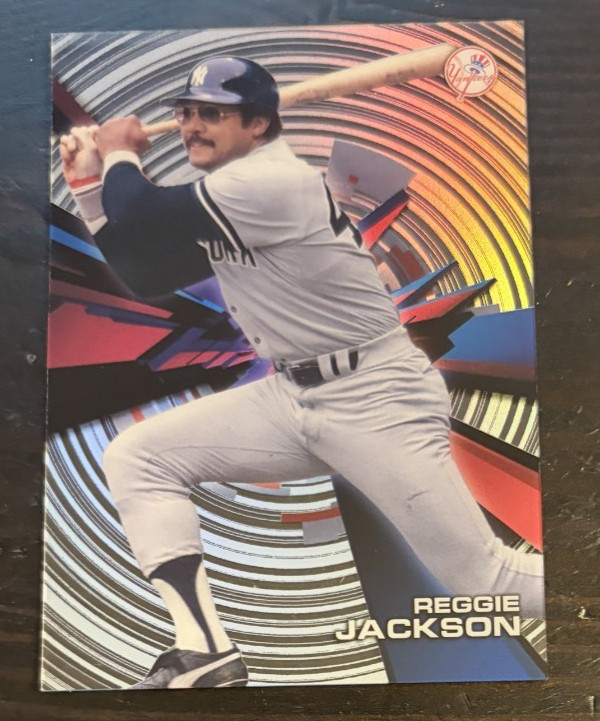 2015 Topps High Tek Baseball REGGIE JACKSON Pattern 2 Spiral #HT-RJA Yankees