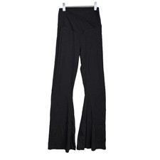 Offline by Aerie Real Me Crossover High Rise Flare Leggings Black Womens Medium