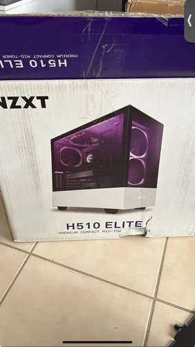 NZXT H510 Elite Premium ATX Mid Tower Case + 4RGB Fans + Z63 AIO Cooler
