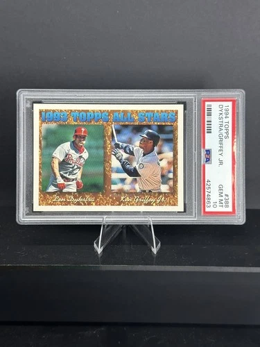 1994 TOPPS #388 KEN GRIFFEY JR.  LENNY DYKSTRA PSA 10