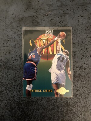 1995-96 Skybox Sky Swats Patrick Ewing New York Knicks #328