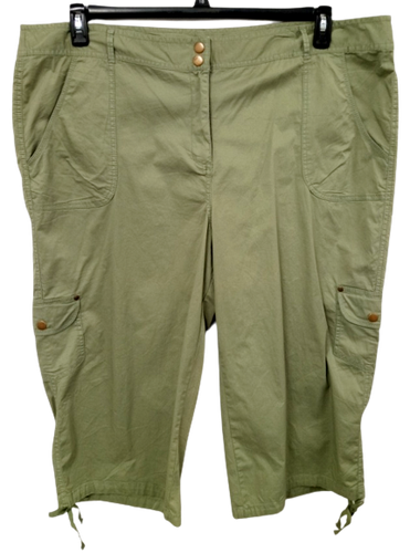 Basic editions green pockets drawstring 