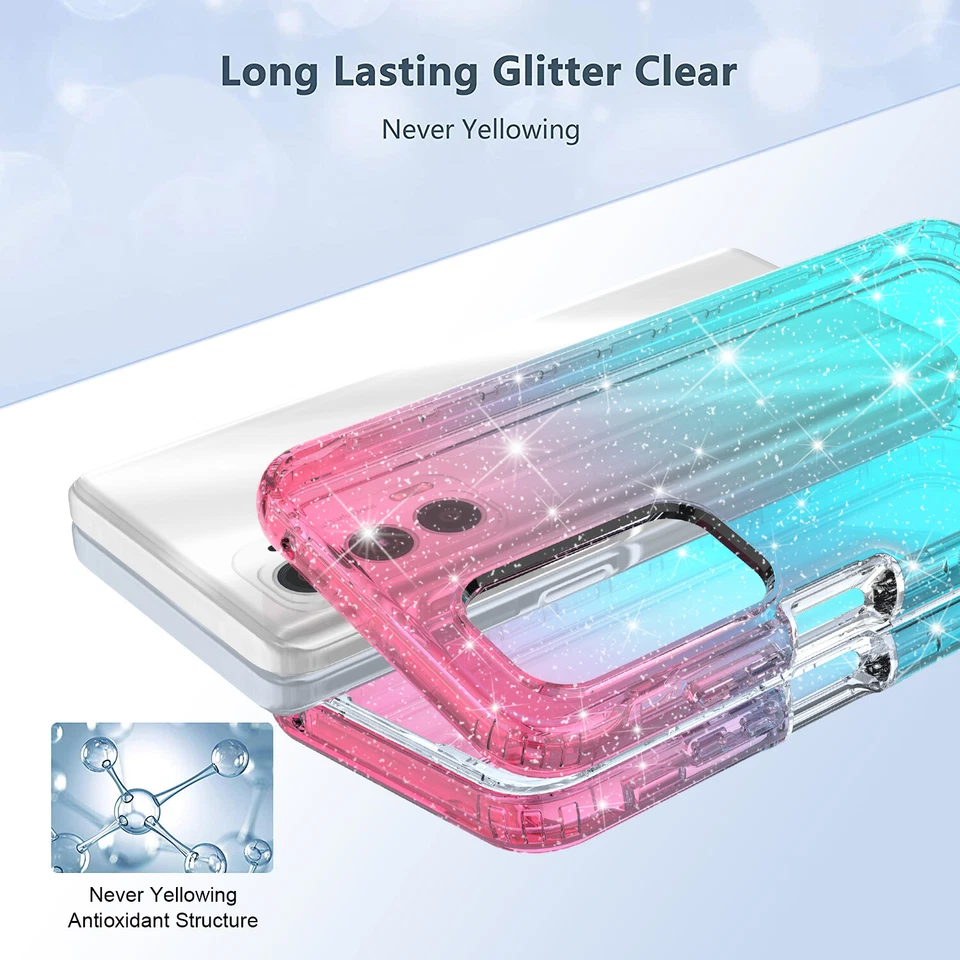 Funda Transparente Brillo Gradiente Para Samsung Galaxy A13 4G (NO Para Versión 5G) Foto 2 de 4
