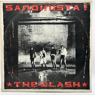 THE CLASH - SANDINIST! (33 U/min - ITALIEN - ERSTE DRUCKUNG) (3XLP)