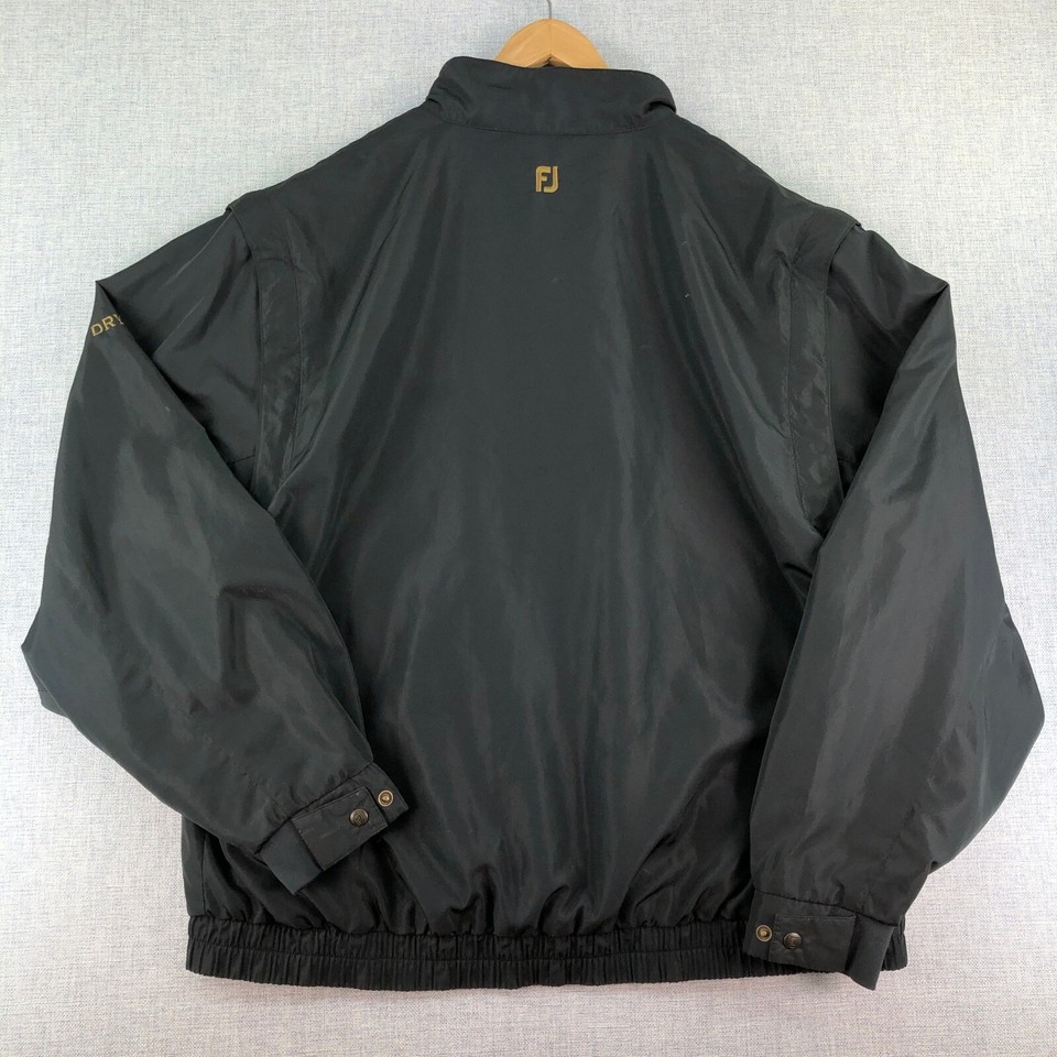 Veste FootJoy DryJoys homme 2XL noir golf coupe-vent pluie Veste FootJoy DryJoys homme 2XL noir golf coupe-vent pluie
