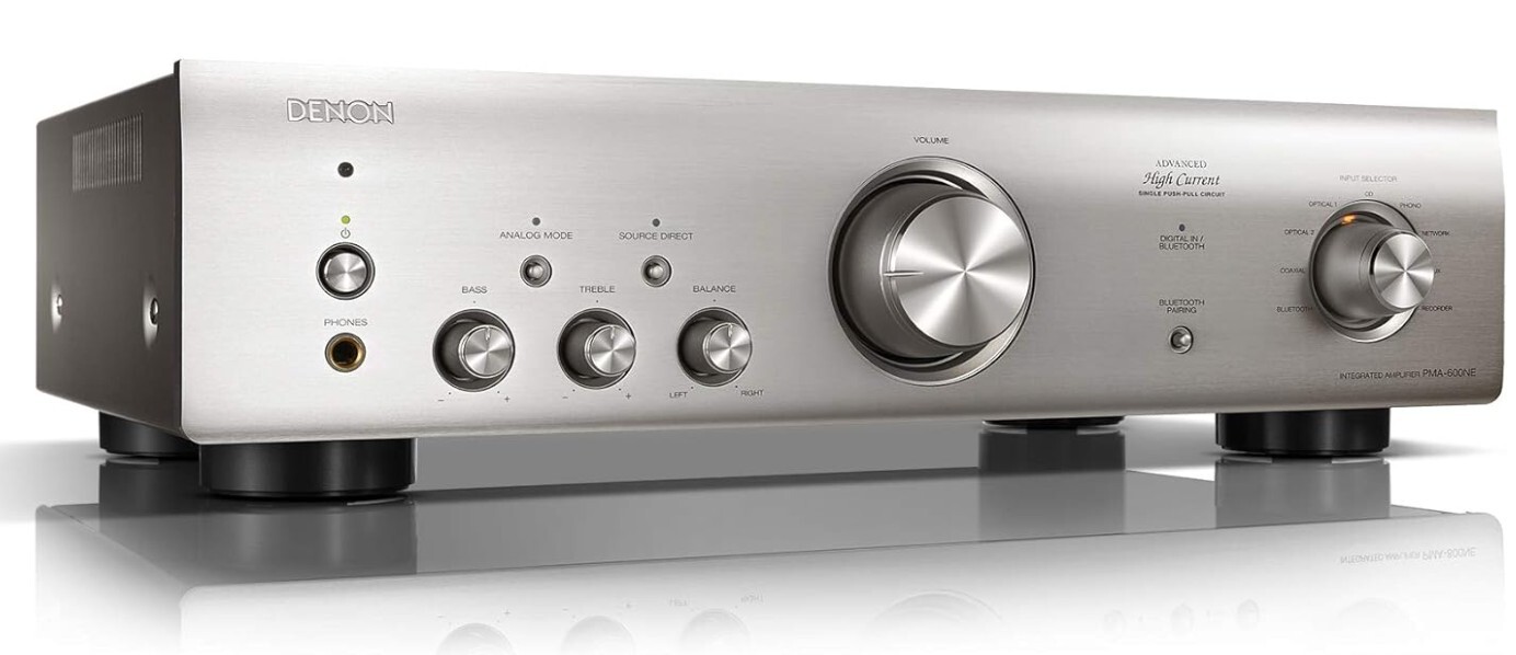 Denon PMA-600NE Amplificador Integrado Bluetooth Premium Plateado AC 100V NUEVO