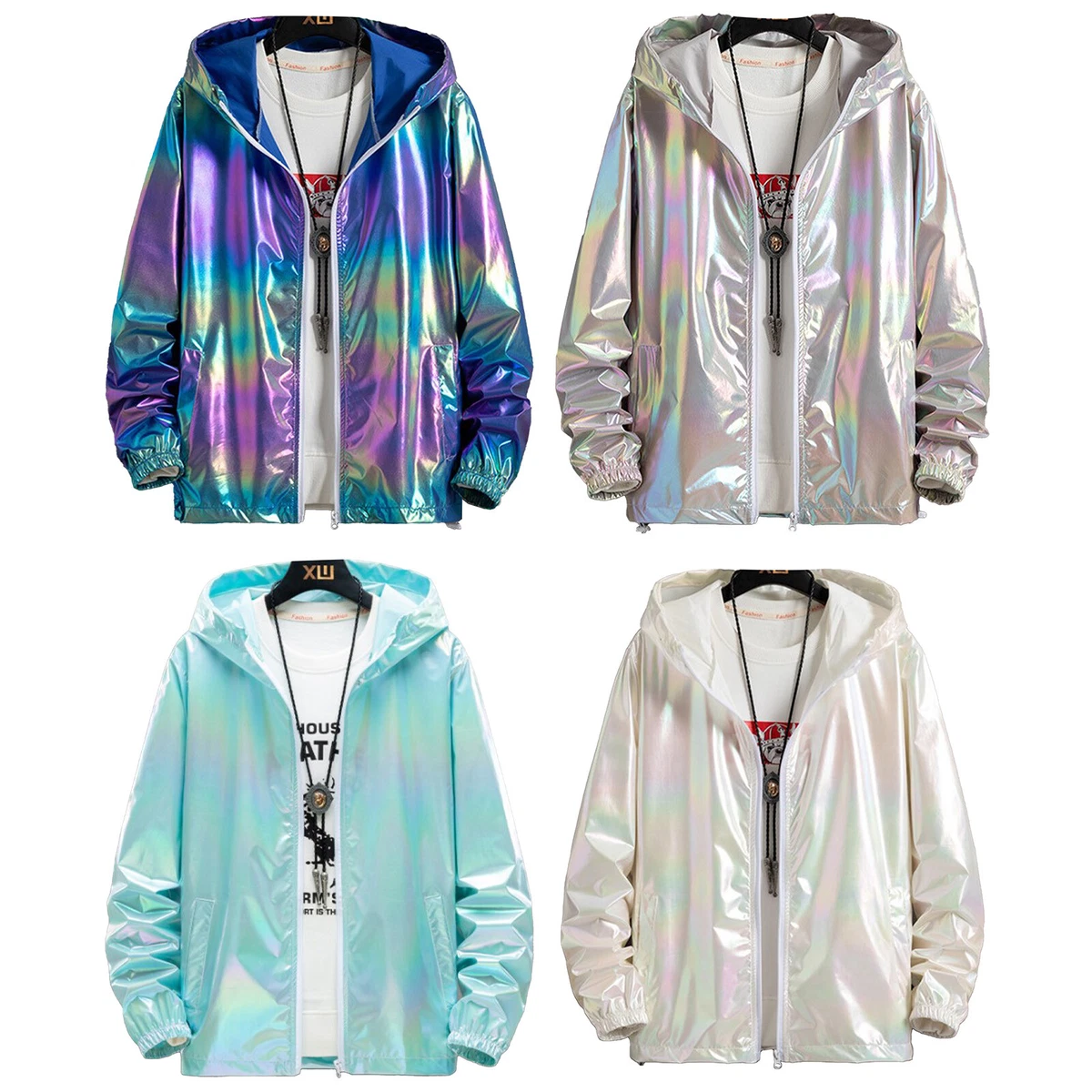 Shiny hoodie hotsell
