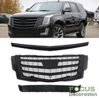 Upper Lower Grill Grille&Hood Molding Trim For Cadillac Escalade 2015 2016-2020