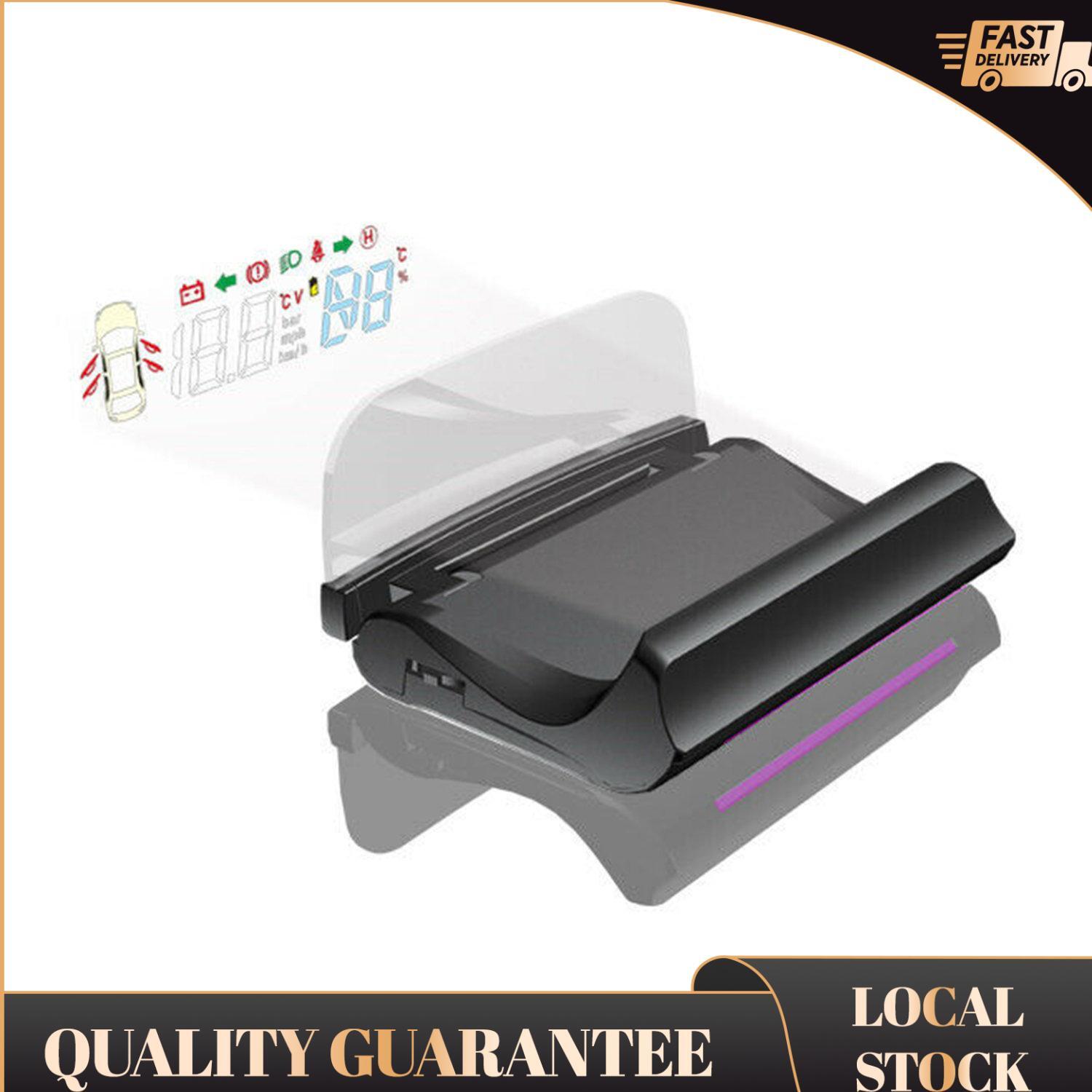 12V HUD Head-Up Display with OBD2 GPS Speedometer for Tesla Model 3