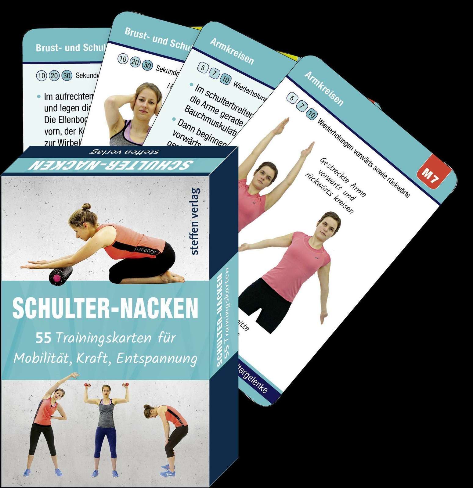 Thumbnail - Trainingskarten: Schulter-nacken | Buch | 9783957990945