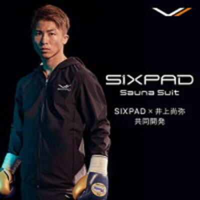 新品未使用☆SIXPAD Sauna Suit!!井上尚弥☆M、Lサイズ Naoya Inoue Collaboration SIXPAD MTG Sauna Suit Size M Weight loss