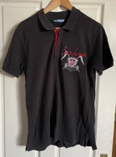 GAASTRA Porto Cervo Polo Shirt Mens XL Short Sleeve Black Sailing Nautical