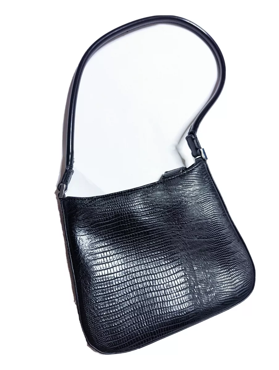 Croc effect 90s shoulder bag hot sale