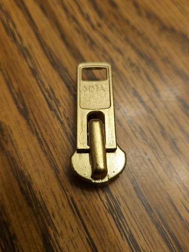 YKK Messing #10u Schwerlast Schieber für Metall Reißverschluss NEU, verkauft Indv, Vol Rabatte - Bild 3 von 4