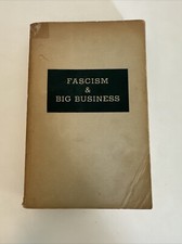 Facism & Big Business by Daniel Guerin - SIGNED 1939 Libertarian Communist LGBTQ