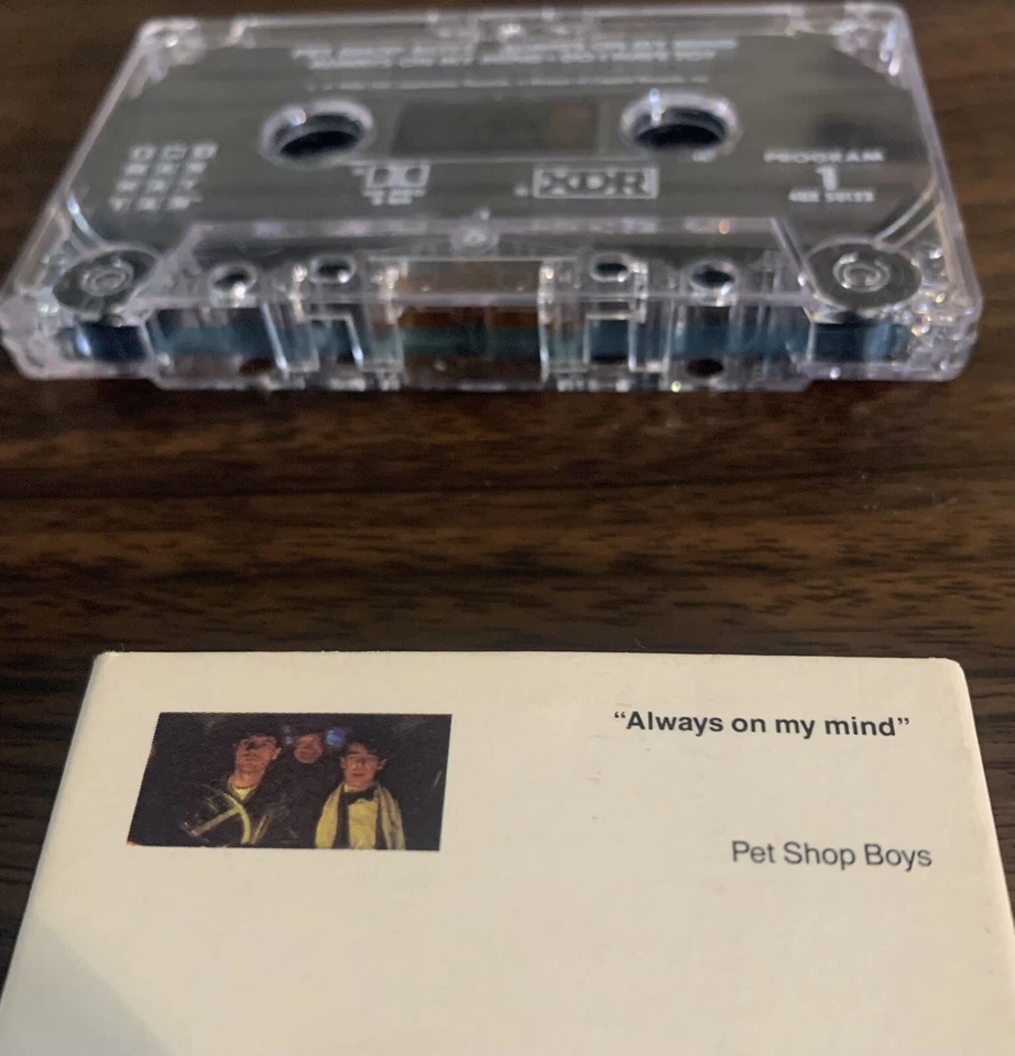Pet Shop Boys Always On My Mind Cassette Single 1988 Synth Pop New Wave TESTED* Foto 3 de 4
