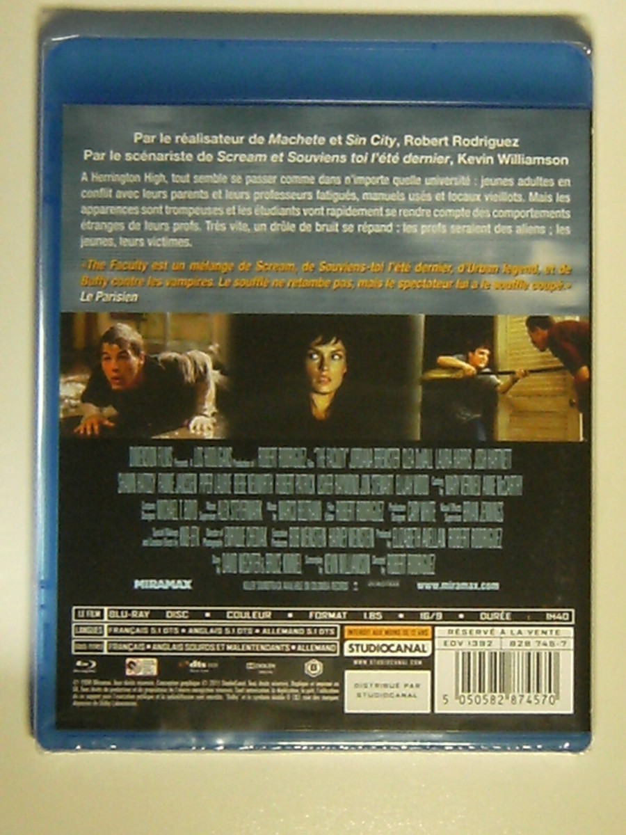 RARE !!! BLU-RAY THE FACULTY [ ROBERT RODRIGUEZ ] Edition