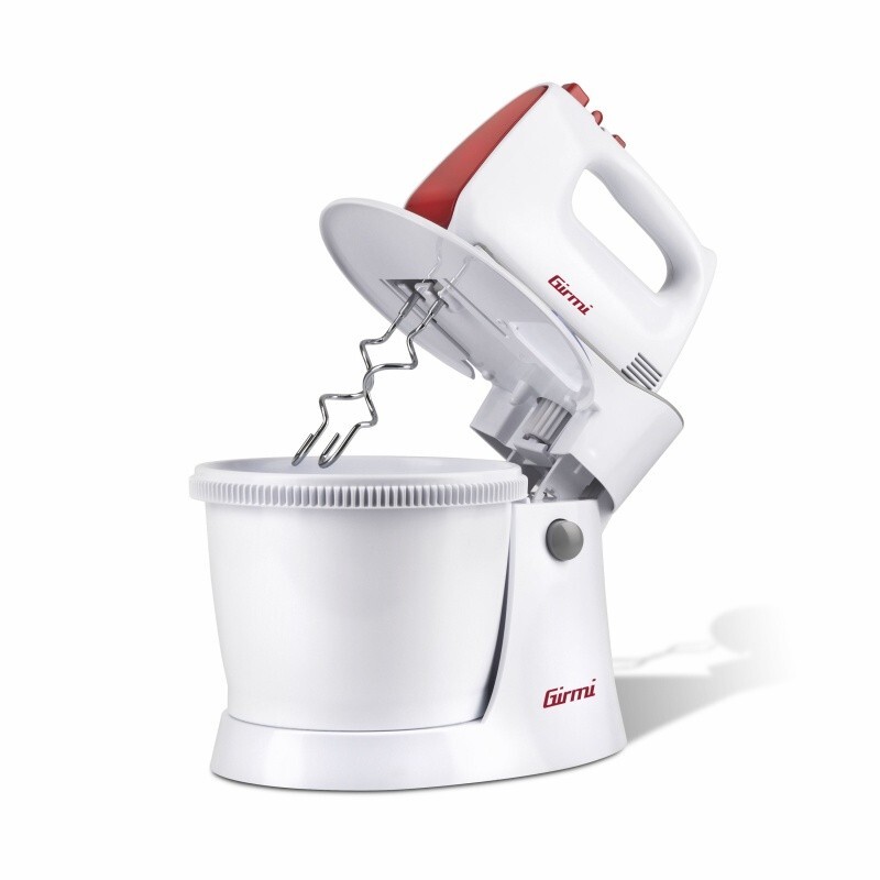 Mixer 2-in-1 Girmi SB82 | Sbattitore + Impastatore con Ciotola 3L
