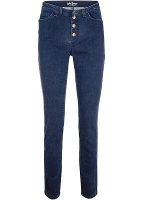 Neu Push Up Shaping-Jeans Skinny High Rise Normal Gr. 40 Dunkelblau Damen-Pants