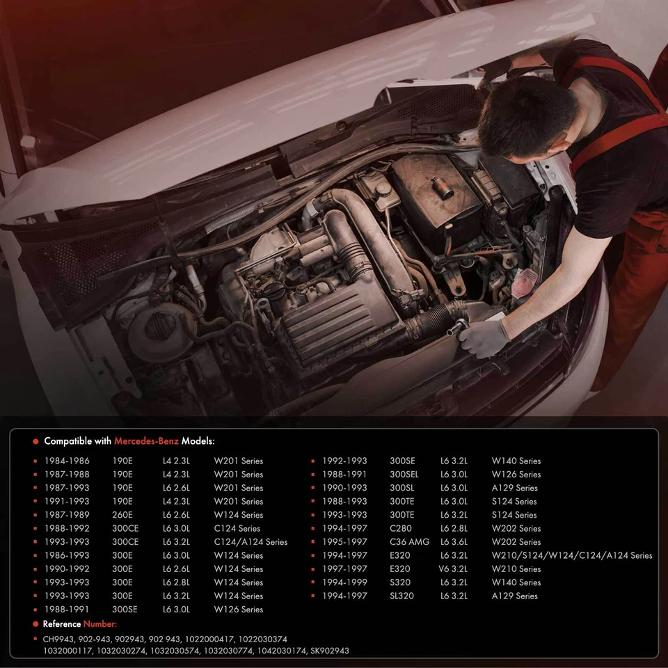 Termostato refrigerante motor carcasa salida de agua para Mercedes-Benz 190E 84-93 300E Foto 2 de 4