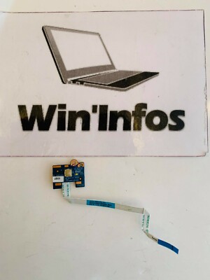 ZAHARA Bouton d'alimentation Interrupteur on/Off Carte pour HP ProBook 450 455 G4 Series Y8B53EA Y8B54ES Y8B55EA Y8B56EA Y8B57EA Y8B58EA Y8B60EA