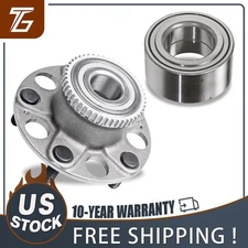 2pcs Front & Rear Wheel Bearing Hub Kit for Honda Accord TL 5-Lug Assembly