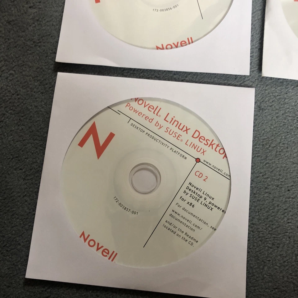 Betriebsystem Novell Linux Desktop V9 auf drei cds Powered By Suse Linux - Bild 4 von 4