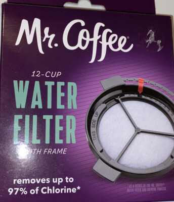 Coffee 12 Cup Water Filter w/ Frame Removes 97% Of Chlorine Price  Each