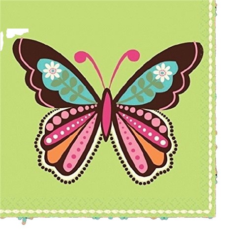 20 Goldene Schmetterlings-Servietten, 33x33 Cm, 3-lagig – Perfekt Für Tischdeko & Basteln