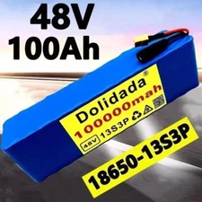 High Capacity Battery 48V 100Ah 13S3P Li-ion Battery Pack  54.6V2A with Charger