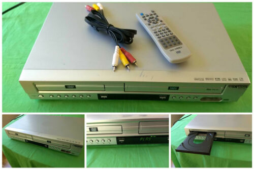 GO VIDEO DV-2140 DVD VCR HiFi Cassette Player Remote Control Cables Instructions