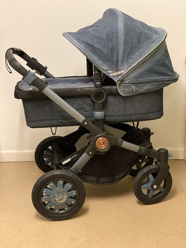 Bugaboo Buffalo Diesel Denim Pram / Pushchair with Maxi Cosi Pebble Pro - Picture 2 of 12
