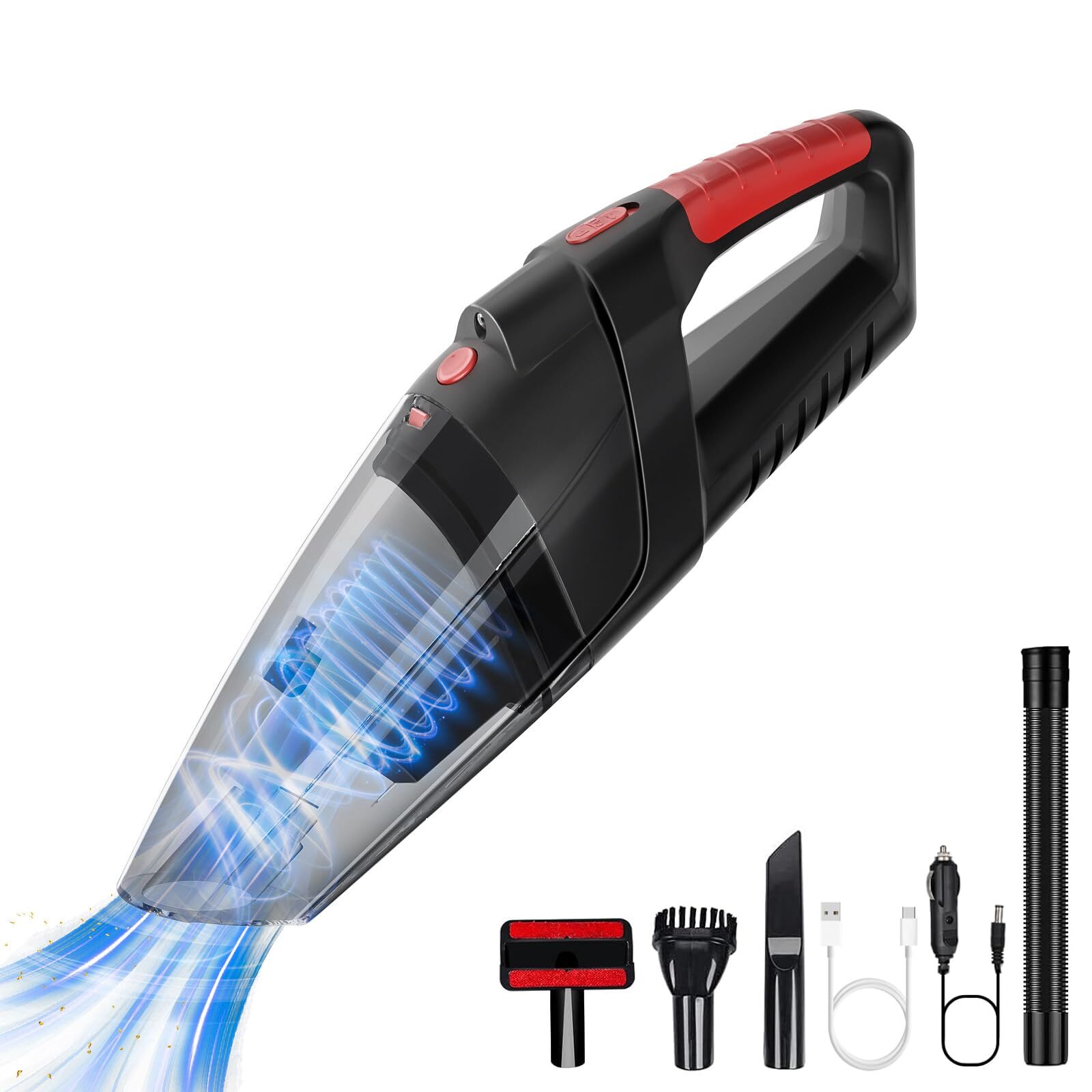 Powerful 6.5KPA Cordless Wet Dry Handheld Vacuum Cleaner Rechargeable-image
