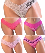 Victoria's Secret Panties Lacie Sheer Thong Limited Edition Vintage One Size OS