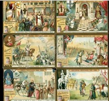 Liebig s. 811 Le Crociate 3° (angolino difettoso)  1905  ITA